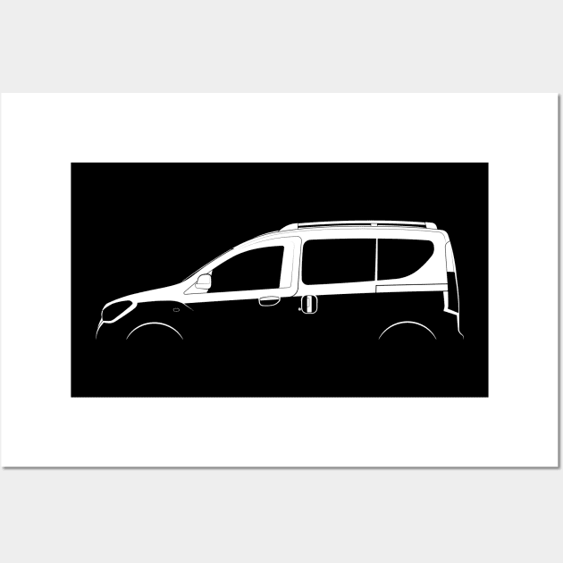 Dacia Dokker Silhouette Wall Art by Car-Silhouettes